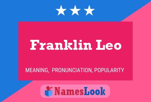 Franklin Leo 名字海报