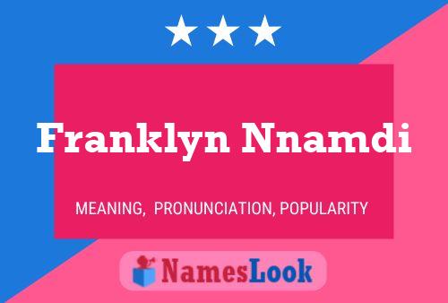 Franklyn Nnamdi 名字海报