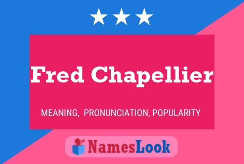 Fred Chapellier 名字海报