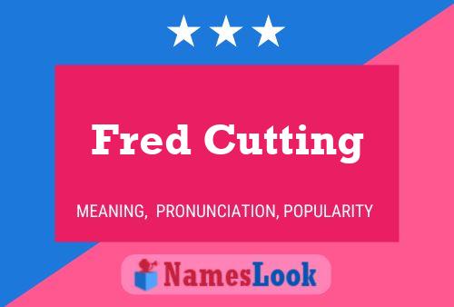 Fred Cutting 名字海报