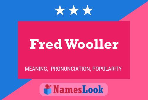 Fred Wooller 名字海报