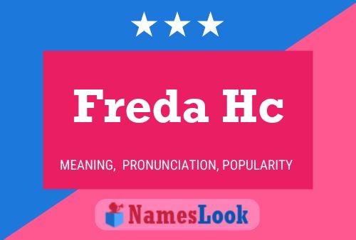 Freda Hc 名字海报