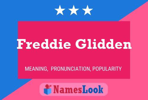 Freddie Glidden 名字海报