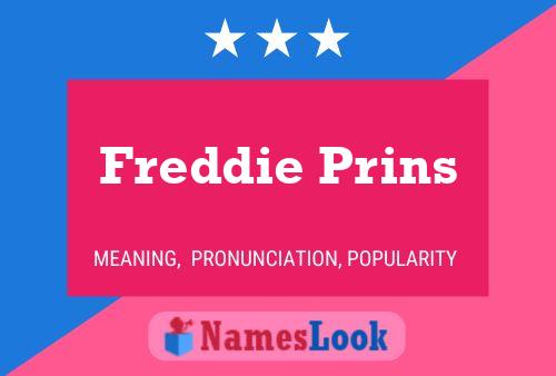 Freddie Prins 名字海报