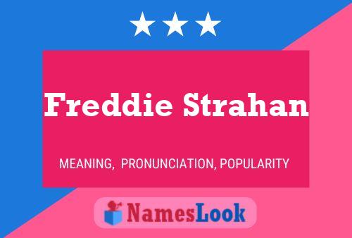 Freddie Strahan 名字海报