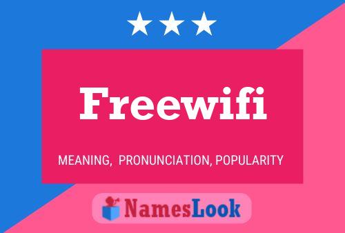 Freewifi 名字海报