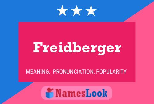 Freidberger 名字海报