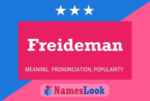 Freideman 名字海报