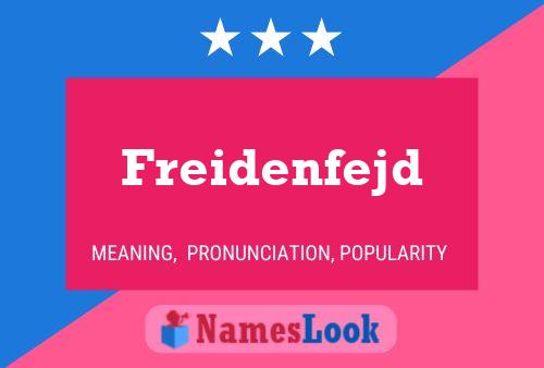 Freidenfejd 名字海报