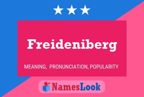 Freideniberg 名字海报