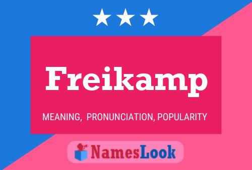 Freikamp 名字海报