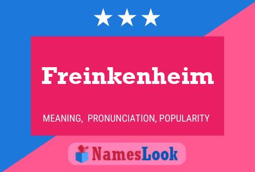 Freinkenheim 名字海报