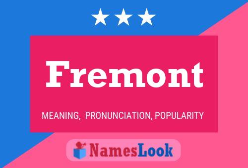 Fremont 名字海报