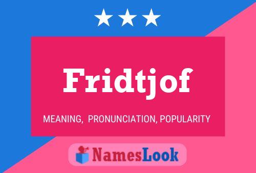 Fridtjof 名字海报