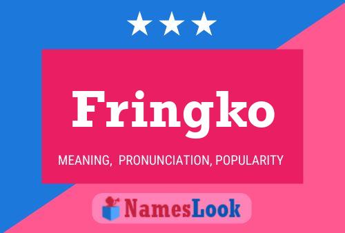 Fringko 名字海报