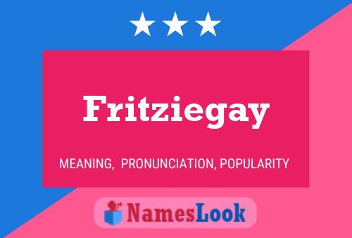 Fritziegay 名字海报