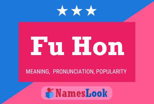 Fu Hon 名字海报