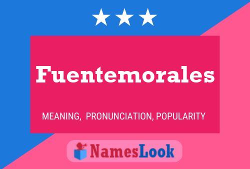 Fuentemorales 名字海报