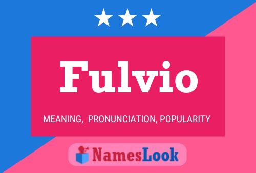 Fulvio 名字海报