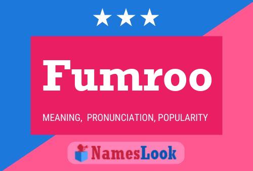 Fumroo 名字海报