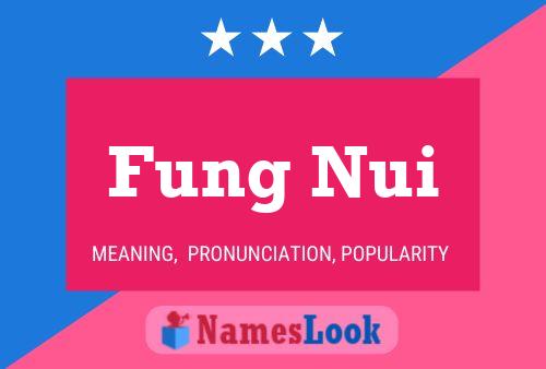 Fung Nui 名字海报