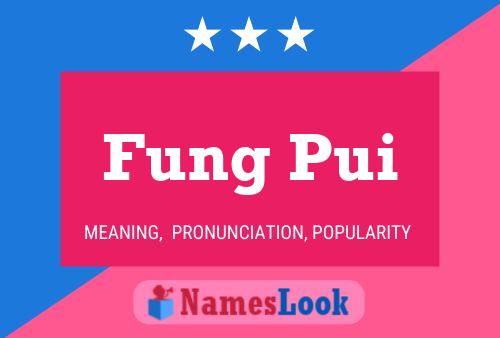 Fung Pui 名字海报