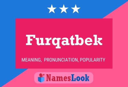 Furqatbek 名字海报