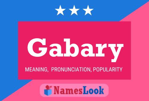 Gabary 名字海报