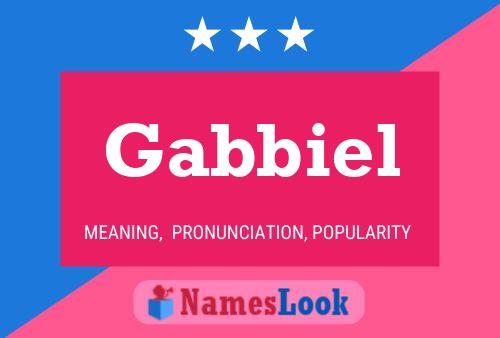 Gabbiel 名字海报