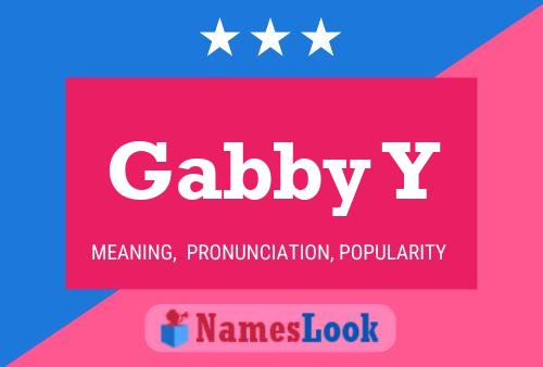 Gabby Y 名字海报