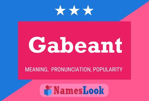 Gabeant 名字海报