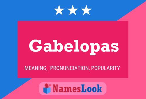 Gabelopas 名字海报