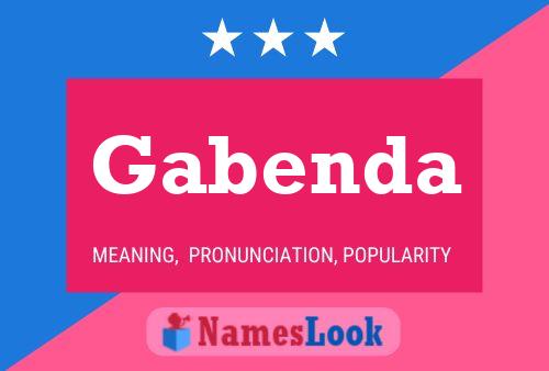 Gabenda 名字海报