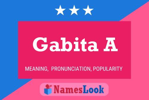 Gabita A 名字海报