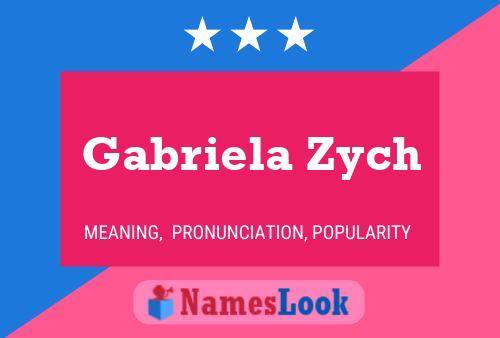 Gabriela Zych 名字海报