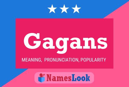 Gagans 名字海报