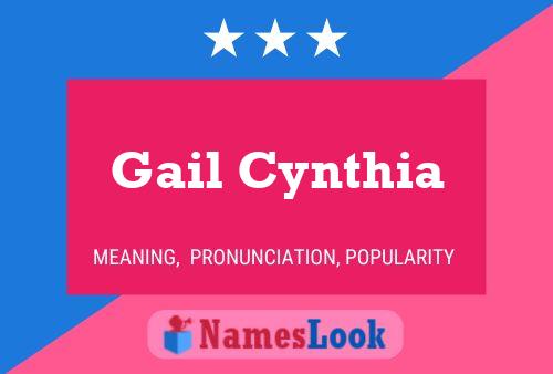 Gail Cynthia 名字海报