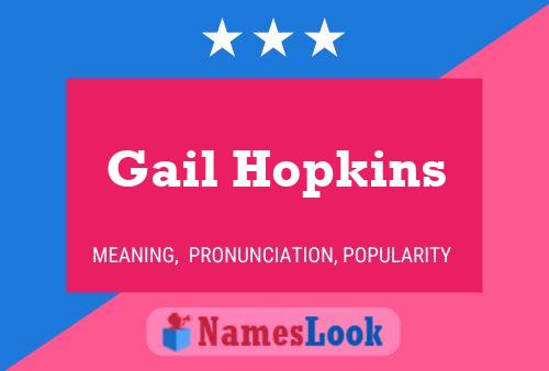 Gail Hopkins 名字海报