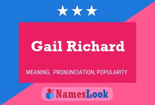 Gail Richard 名字海报