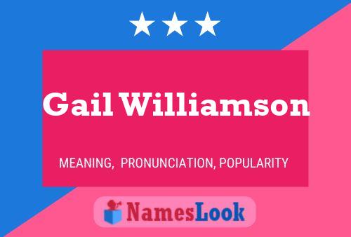 Gail Williamson 名字海报