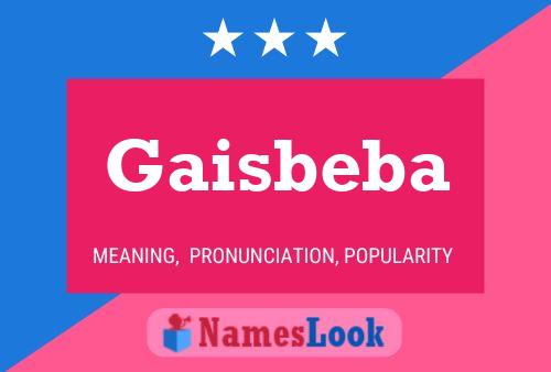 Gaisbeba 名字海报