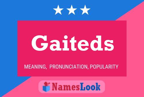 Gaiteds 名字海报