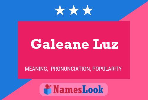 Galeane Luz 名字海报