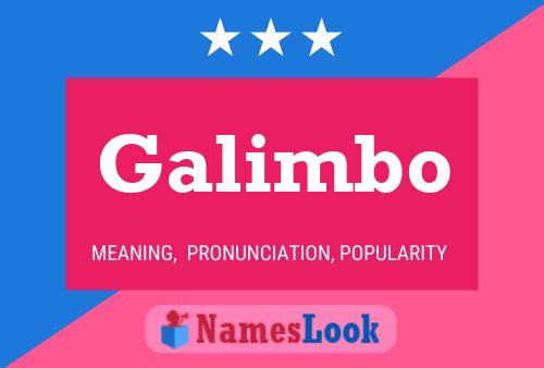 Galimbo 名字海报