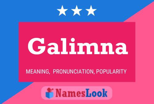 Galimna 名字海报