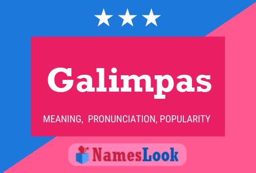 Galimpas 名字海报