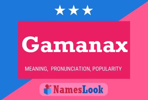 Gamanax 名字海报