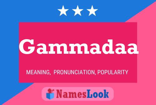 Gammadaa 名字海报