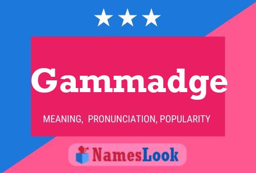 Gammadge 名字海报