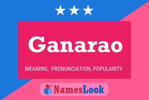 Ganarao 名字海报